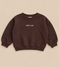 Babyccino Sweater - chocolade bruin