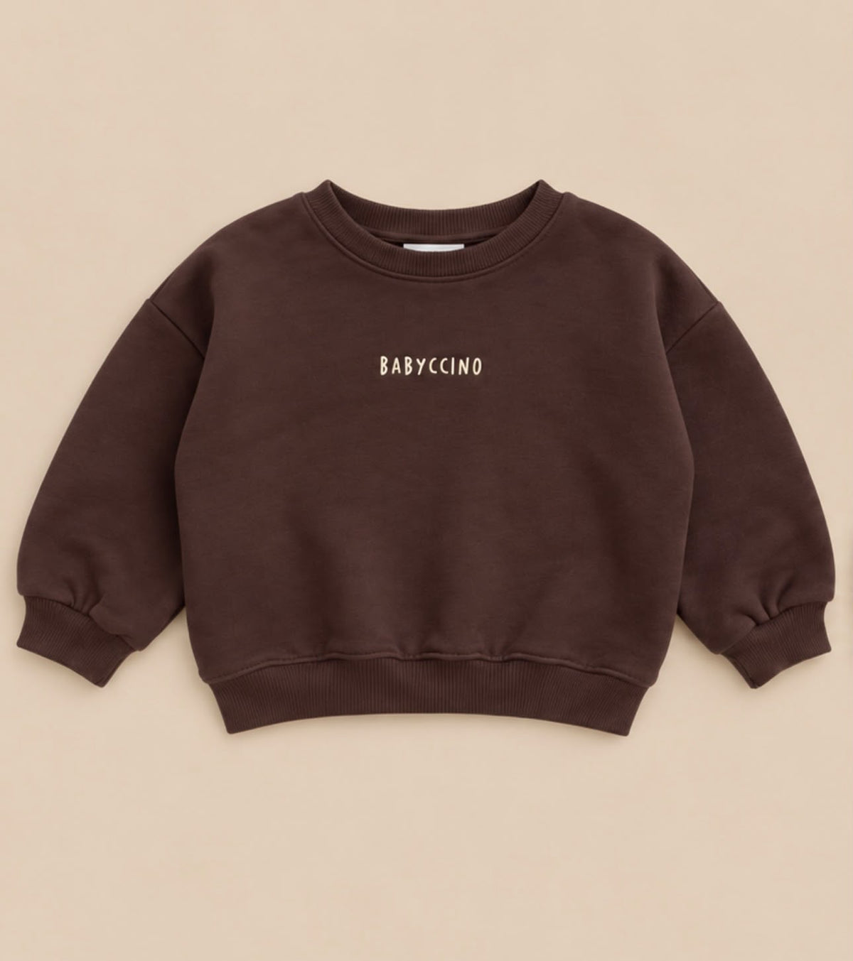 Babyccino Sweater - chocolade bruin